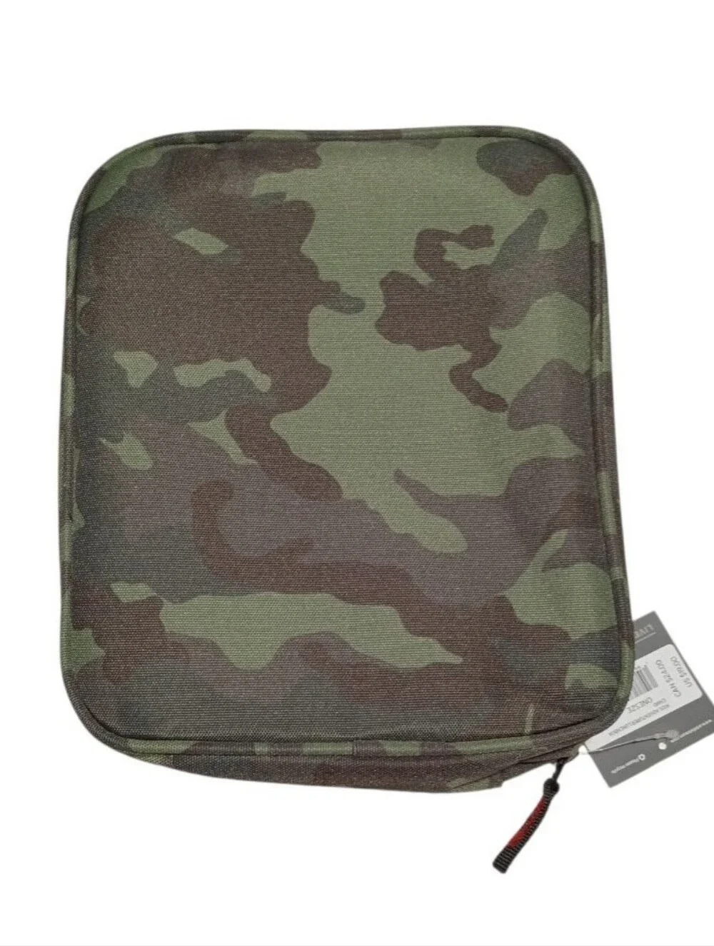 Eddie Bauer Kids Adventurer Boys Green Camo Soft Lunch Box Insulated Bag NEW